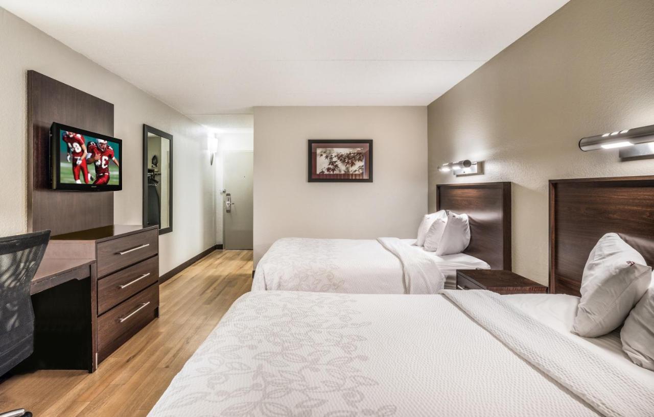 Premium Room with Two Double Beds Smoke Free (Upgraded Bedding and Snack Box) at Red Roof Inn PLUS+ Boston - Woburn/ Burlington