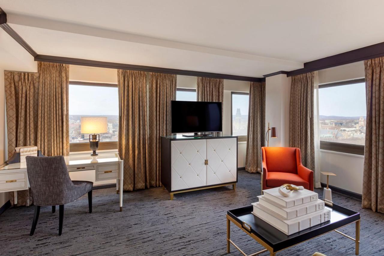 One Bedroom Parlor Suite 1 King Bed at Omni New Haven Hotel at Yale