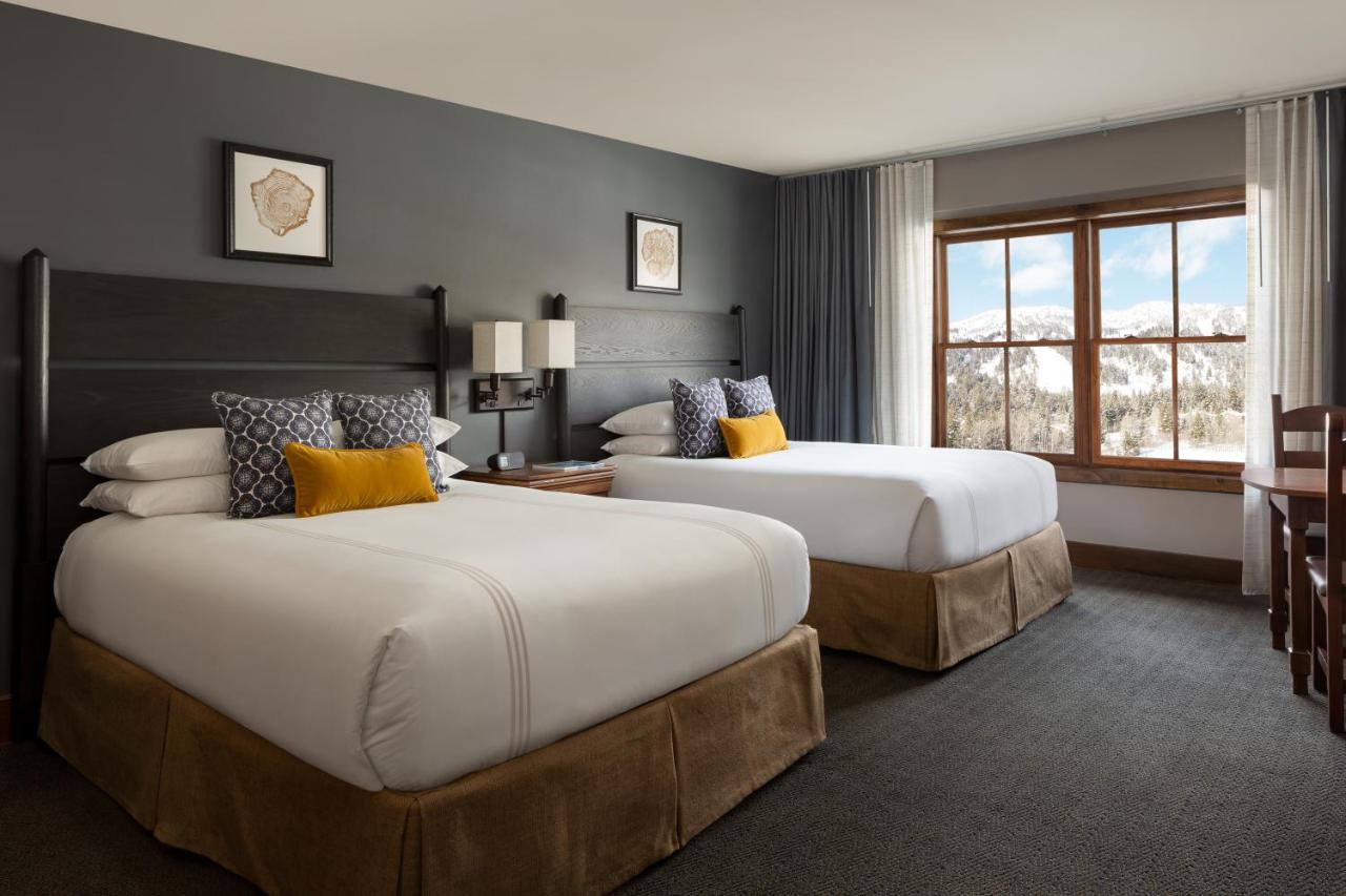 Lodge Room - Queen Room with Two Queen or Full Beds at Teton Mountain Lodge and Spa