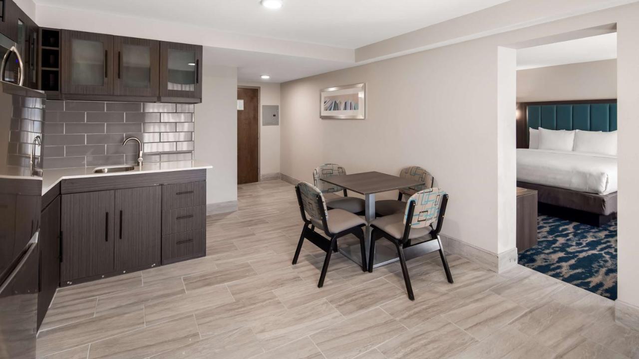 King Suite with Roll with Mobility Accessible Roll-In Shower and Kitchenette at Best Western Plus Executive Residency Nashville