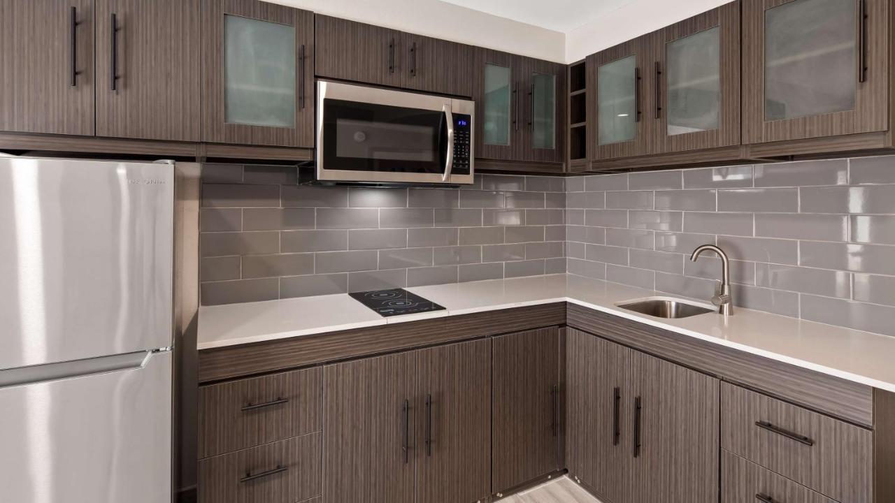 King Suite with Roll with Mobility Accessible Roll-In Shower and Kitchenette at Best Western Plus Executive Residency Nashville