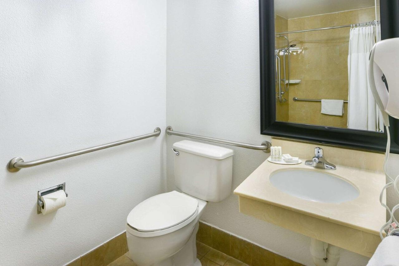 King Room with Roll-In Shower - Disability Access at SureStay Hotel by Best Western Ontario Airport