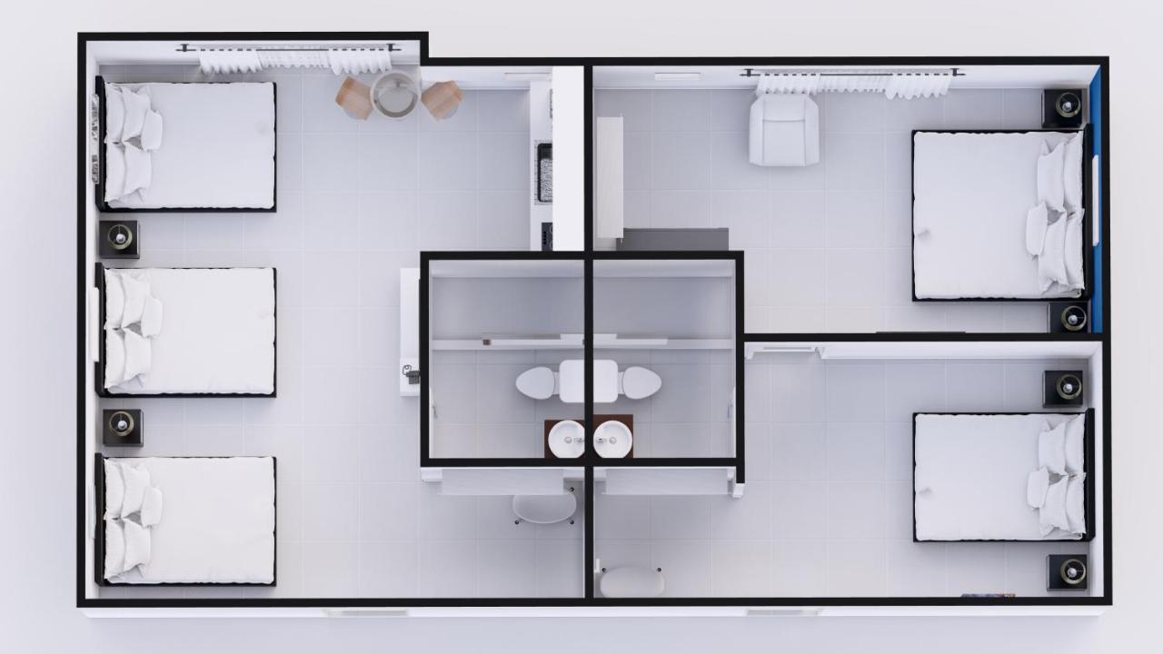 Premium Group Suite Two-Bath with Kitchen at Hotel Belleza