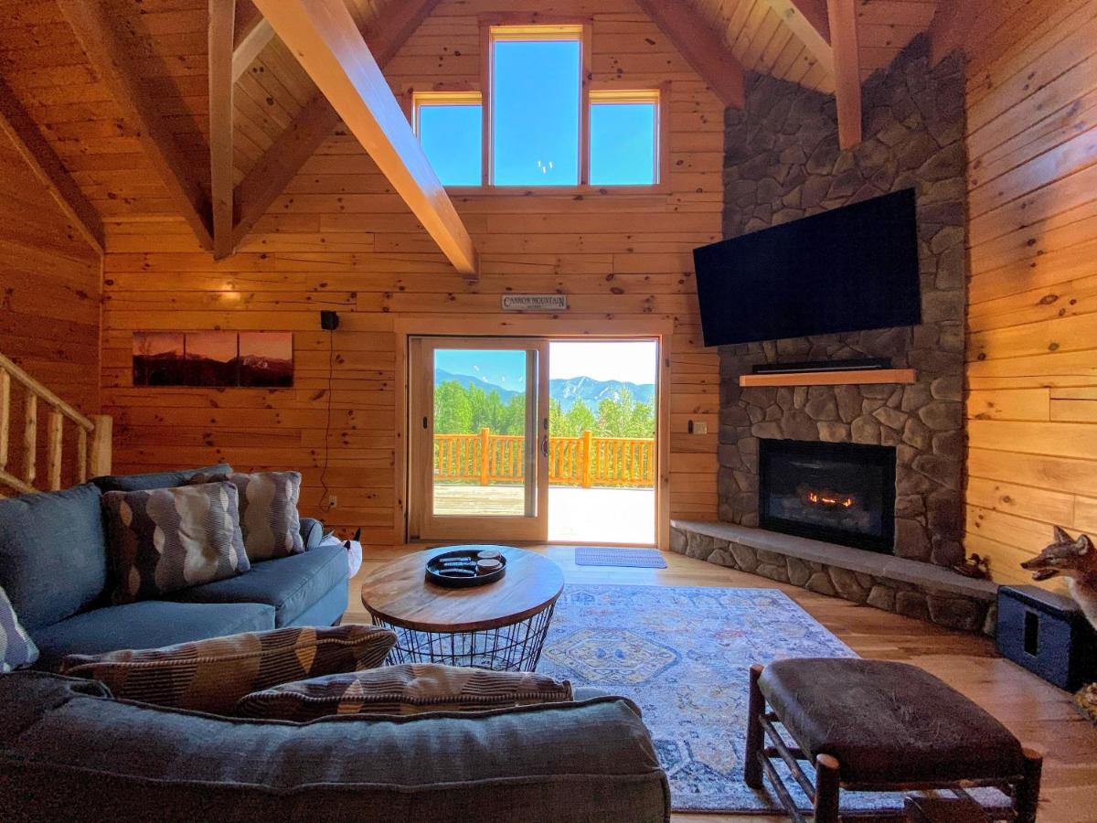  | UV Log home with direct Cannon Mountain views Minutes to attractions Fireplace, Pool Table, AC