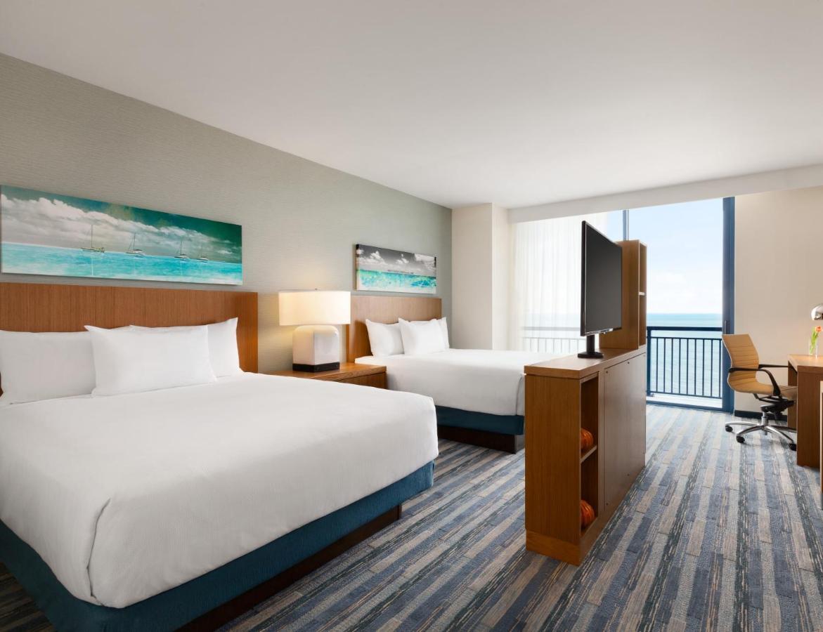 Queen Suite with Two Queen Beds with Roll-In Shower - Disability Access at Hyatt House Virginia Beach / Oceanfront