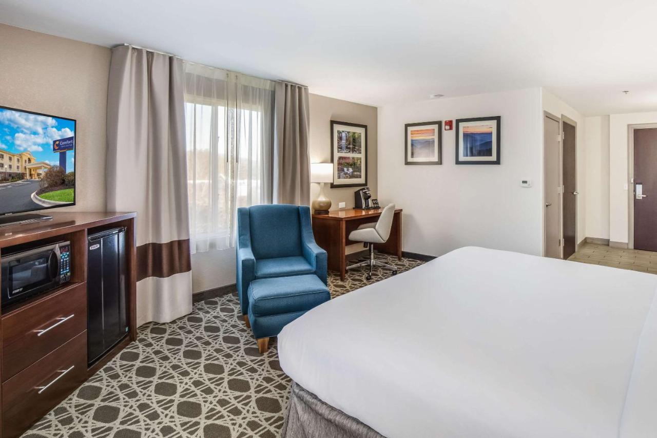 King Room with Roll-In Shower - Accessible/Non Smoking at Comfort Inn & Suites Brevard North