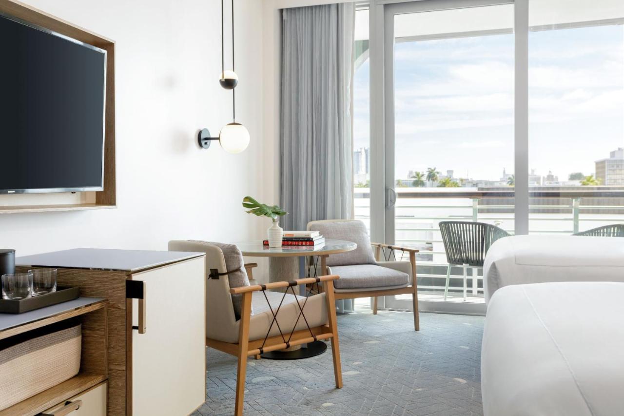 Premium Double Room with Two Double Beds and Balcony - City View at Kimpton Hotel Palomar South Beach by IHG