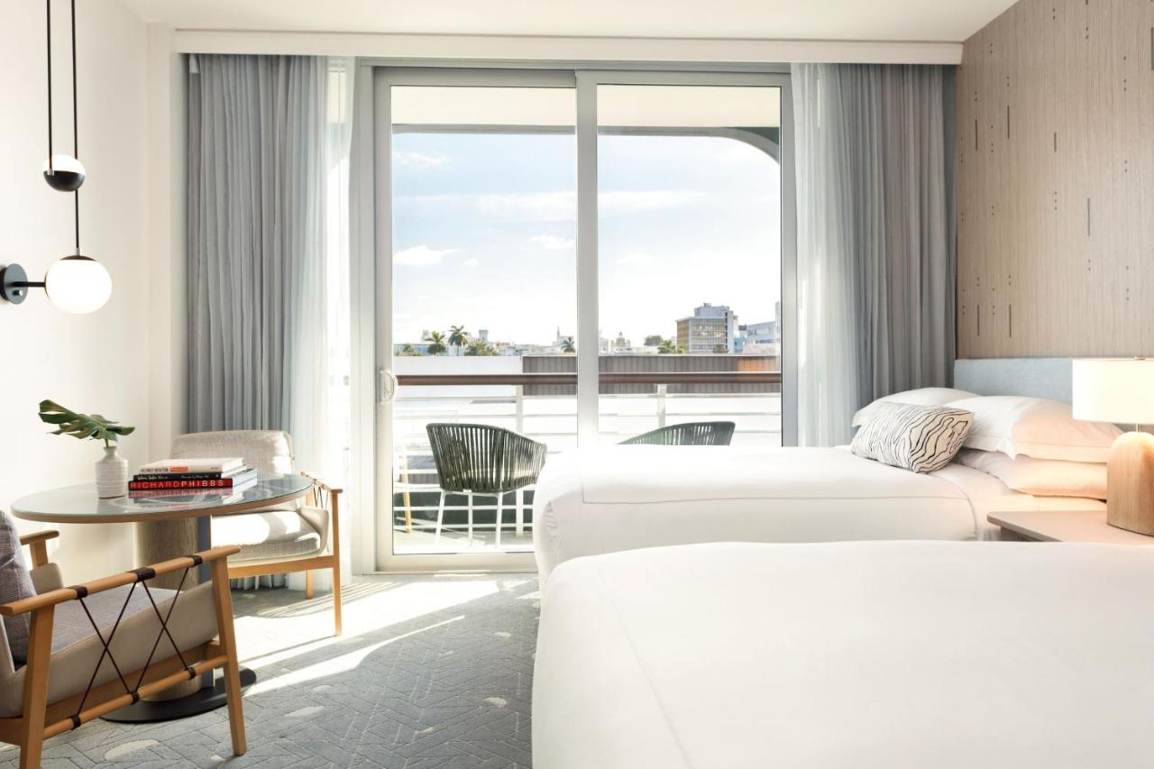 Premium Double Room with Two Double Beds and Balcony - City View at Kimpton Hotel Palomar South Beach by IHG