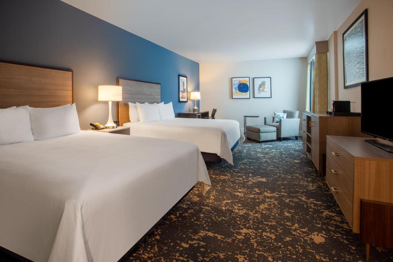 Queen Room with Hearing Accessible Roll In Shower at voco St. Augustine Historic Area by IHG