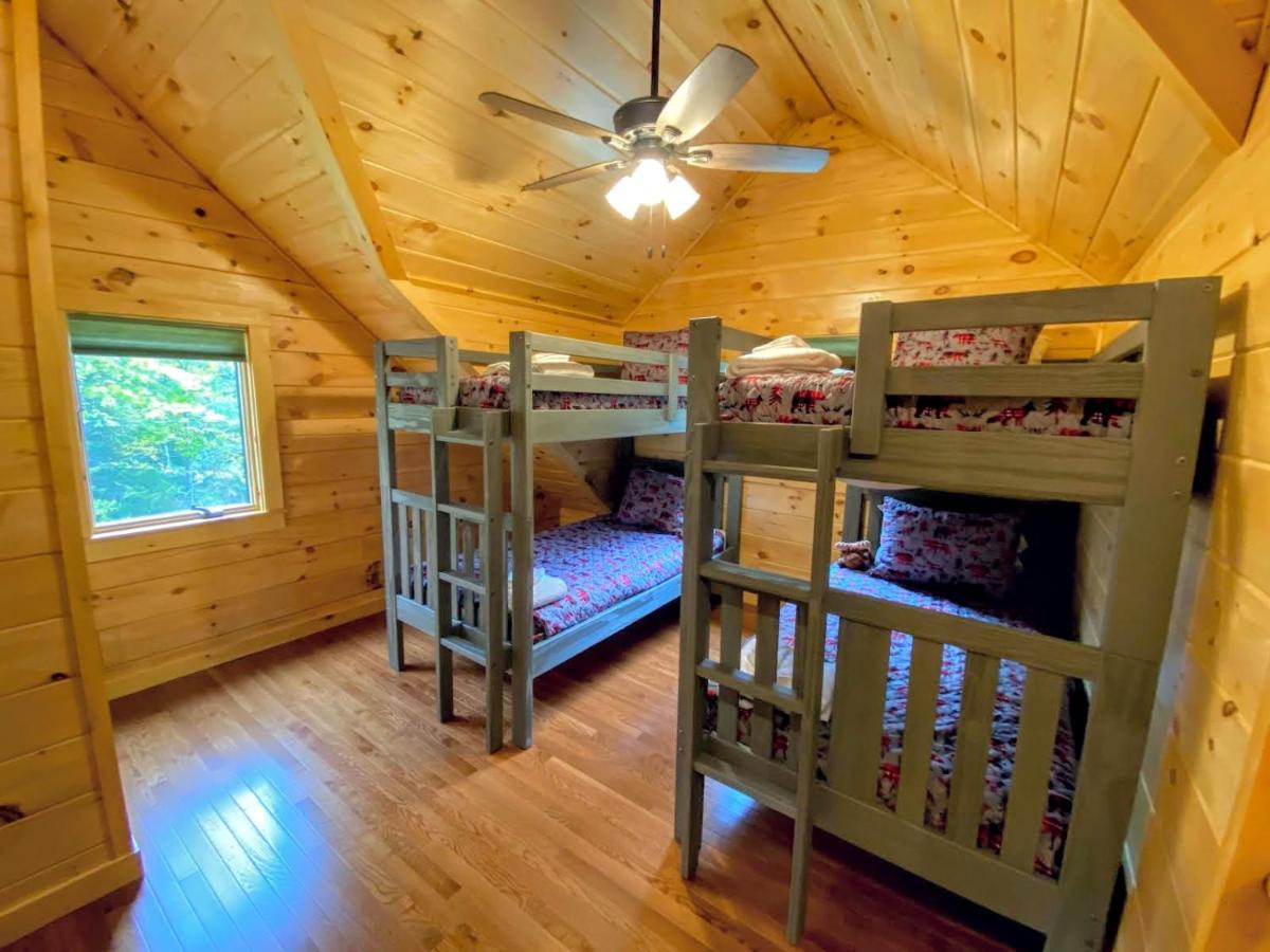 | Brand New Log Home Well appointed, great location with AC, wifi, cable, fireplace, firepit