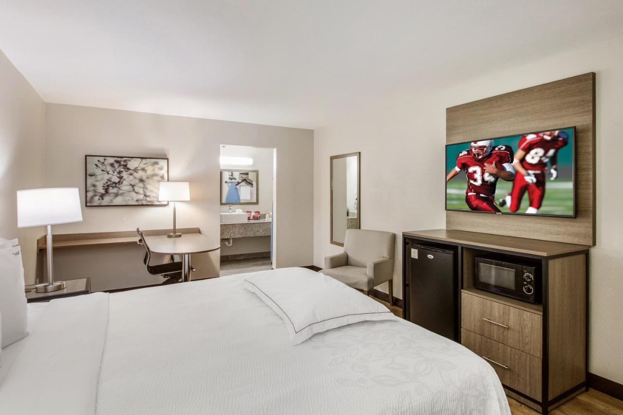 Premium King Room Smoke Free (Upgraded Bedding and Snack Box) at Red Roof Inn PLUS+ Dallas – Addison