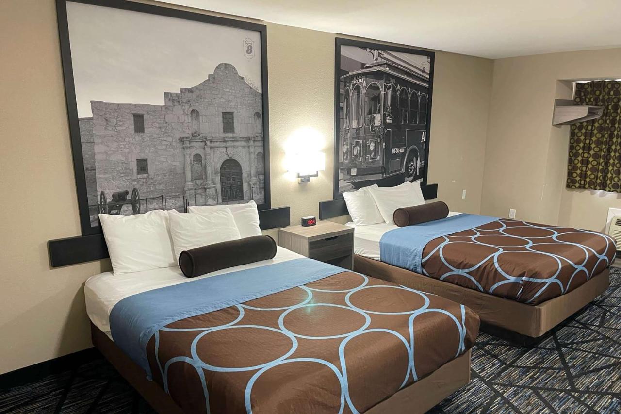 Queen Room with Two Queen Beds - Mobility Access/Non-Smoking at Super 8 by Wyndham San Antonio Downtown NE