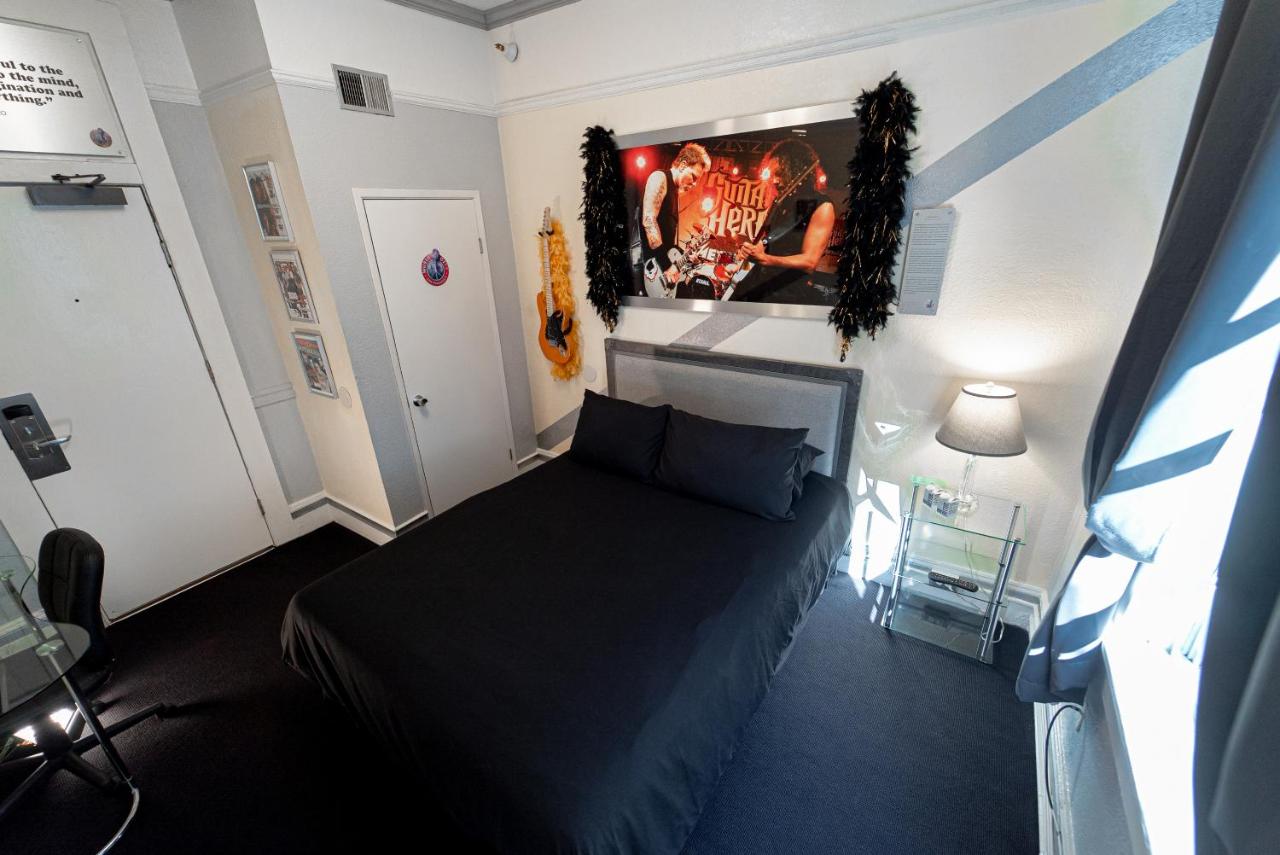 Metallica Room with Shared Bathroom at Music City Hotel - Home of the San Francisco Music Hall of Fame
