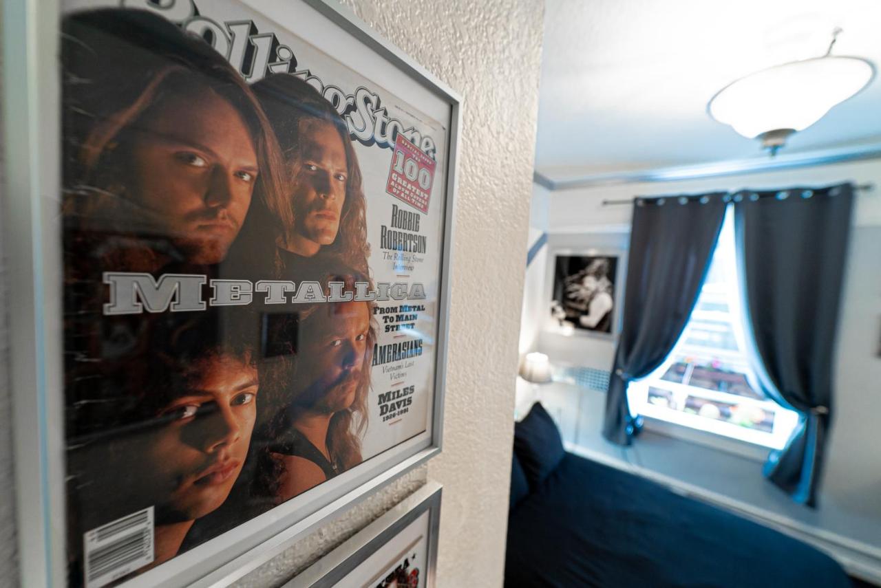 Metallica Room with Shared Bathroom at Music City Hotel - Home of the San Francisco Music Hall of Fame