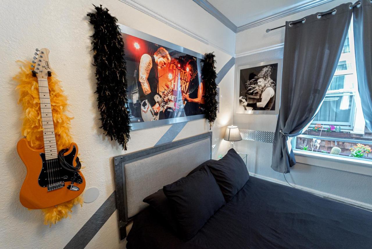 Metallica Room with Shared Bathroom at Music City Hotel - Home of the San Francisco Music Hall of Fame