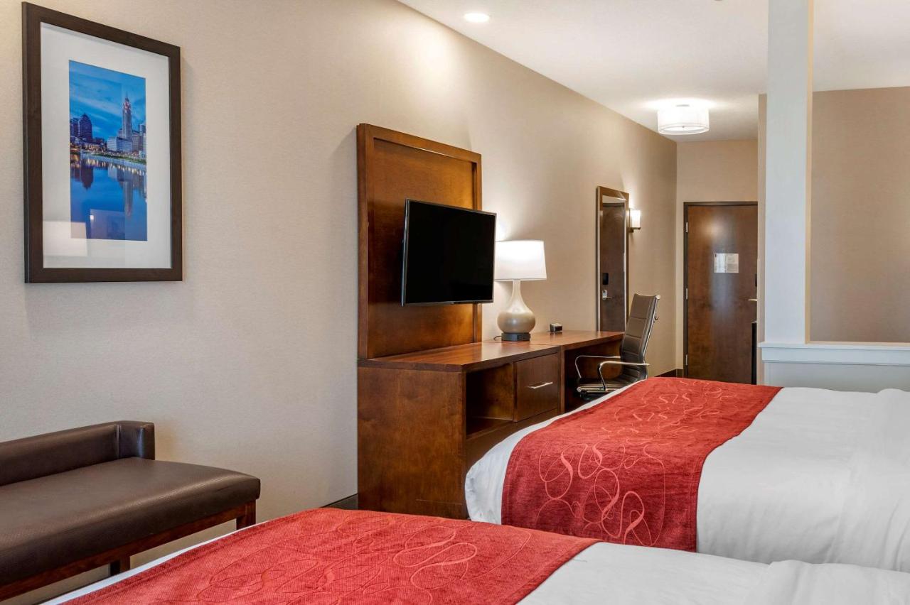 Queen Room with Two Queen Beds - Non-Smoking at Comfort Suites Columbus Airport