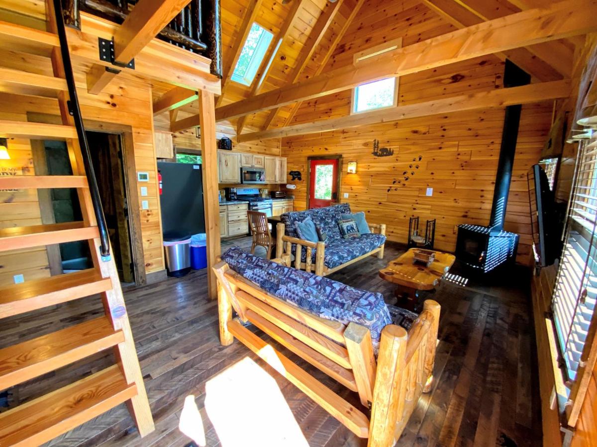 | BC Log cabin with private beach, river, fire pit, AC, wifi, onsite trails, ski slope views