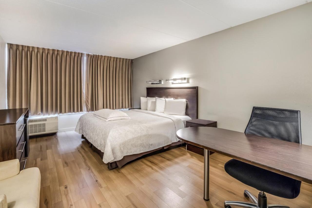 Premium King Room Smoke Free (Upgraded Bedding and Snack Box) at Red Roof Inn PLUS+ Boston - Woburn/ Burlington