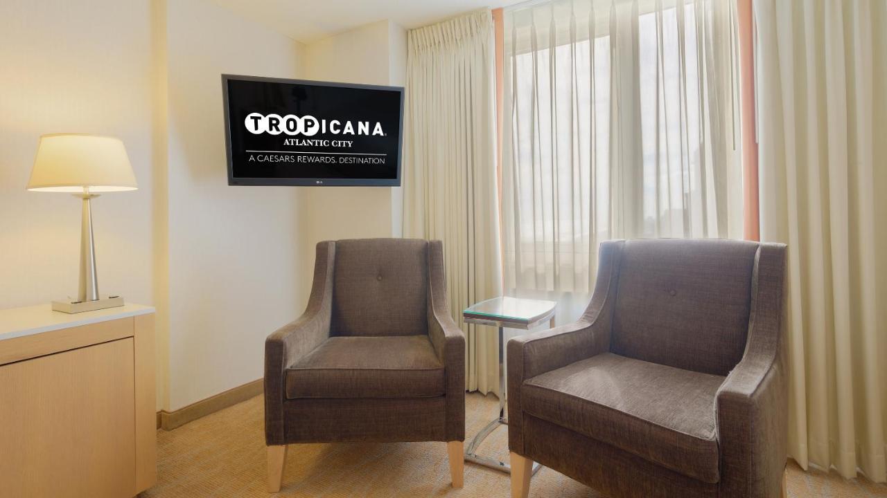 South Premium Ocean Suite 2 Queen at Tropicana Atlantic City– A Caesars Rewards Destination