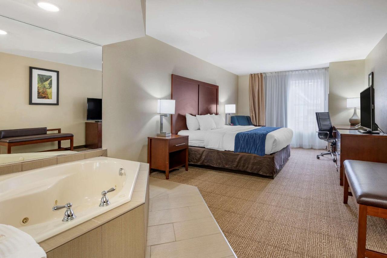 King Suite with Whirlpool - Non-Smoking at Comfort Inn & Suites Northern Kentucky