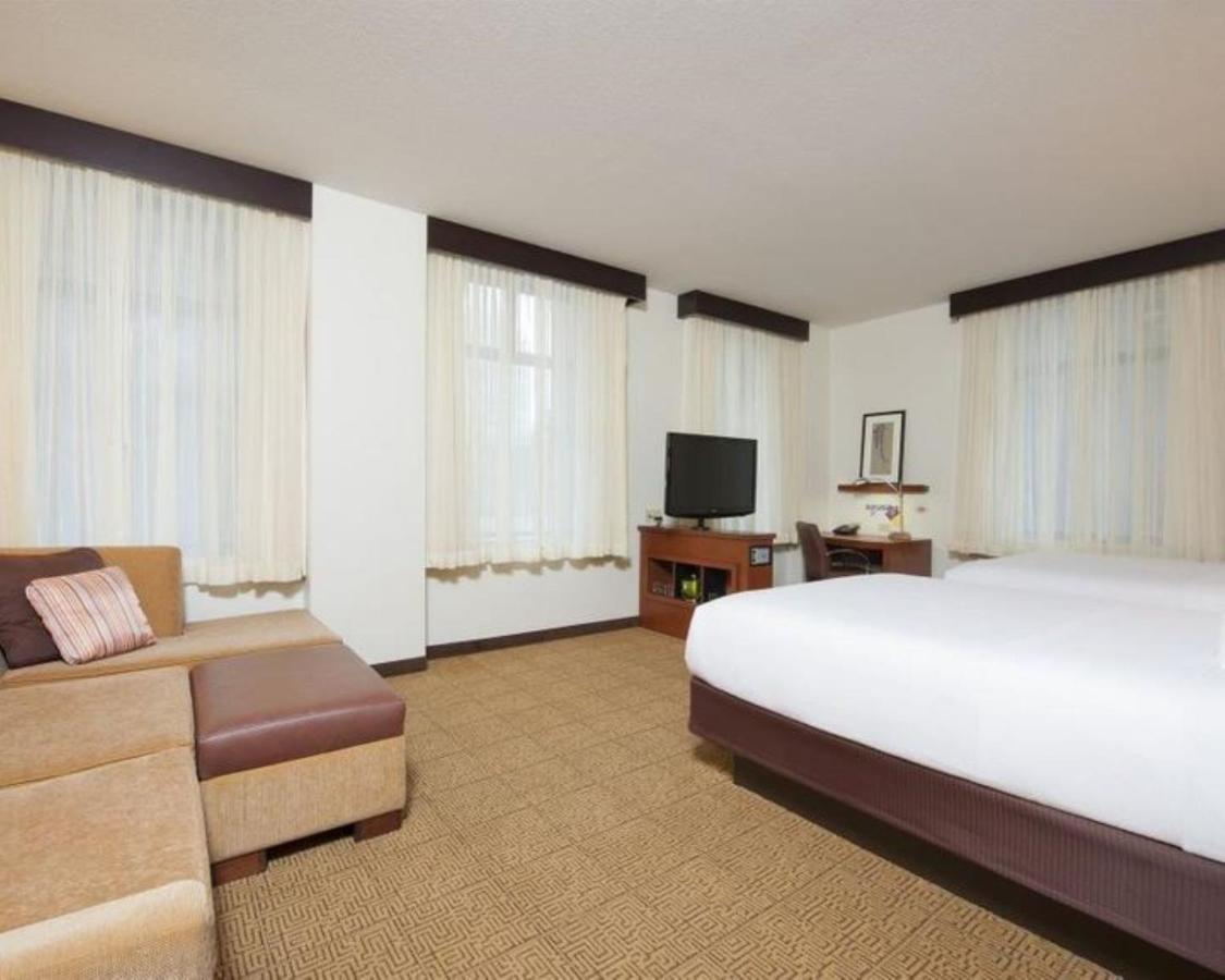Accessible Two Queen Beds Roll-In Shower with Sofa Bed at Hyatt Place Des Moines/Downtown
