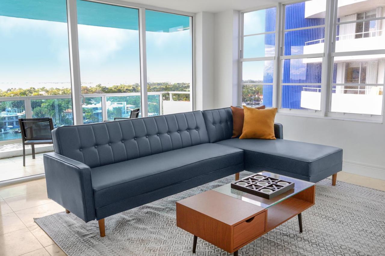 Premier Bayview Suite 3 Bedroom 2 Bath Granite Kitchen at Seacoast Suites on Miami Beach