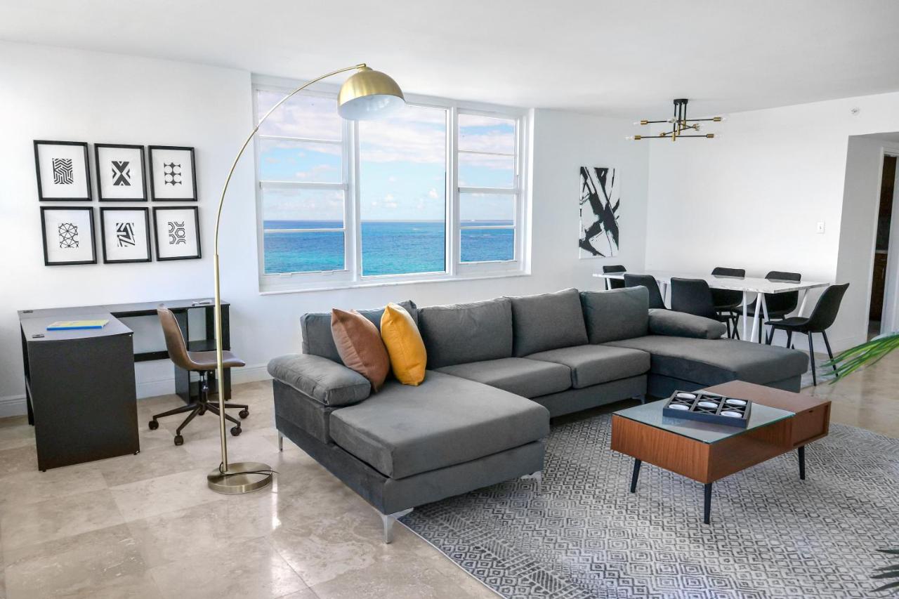 Corner Oceanview Master Suite 2 Bedroom 2 Bath Kitchen at Seacoast Suites on Miami Beach