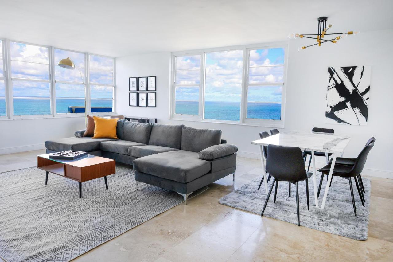 Corner Oceanview Master Suite 2 Bedroom 2 Bath Kitchen at Seacoast Suites on Miami Beach
