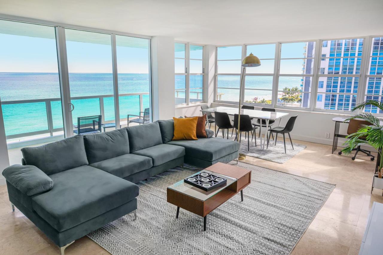 Corner Oceanview Master Suite 2 Bedroom 2 Bath Kitchen at Seacoast Suites on Miami Beach
