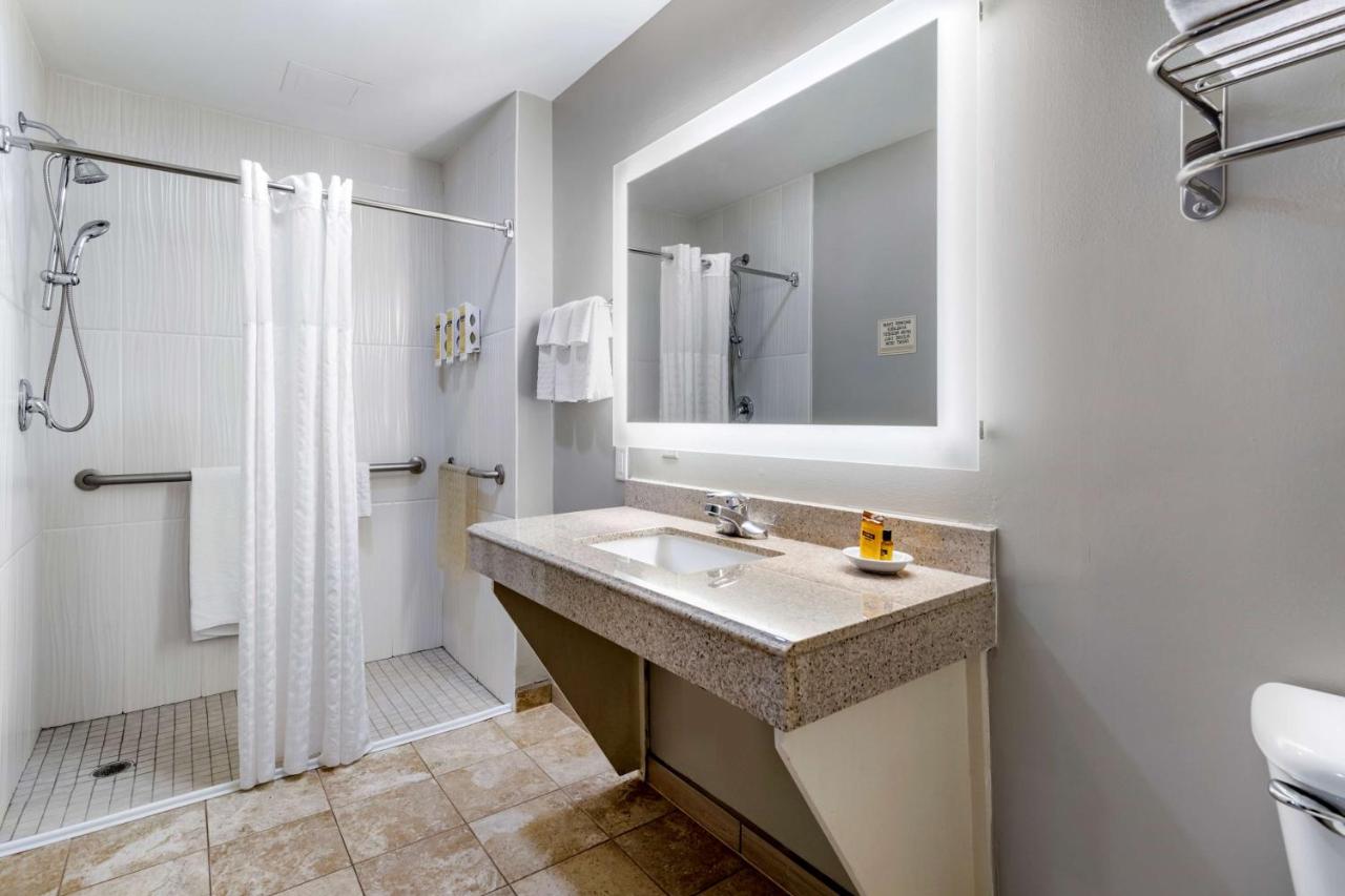 Queen Room with Two Queen Beds and Mobility Accessible Roll-In Shower at Best Western Plus Edinburg Inn & Suites