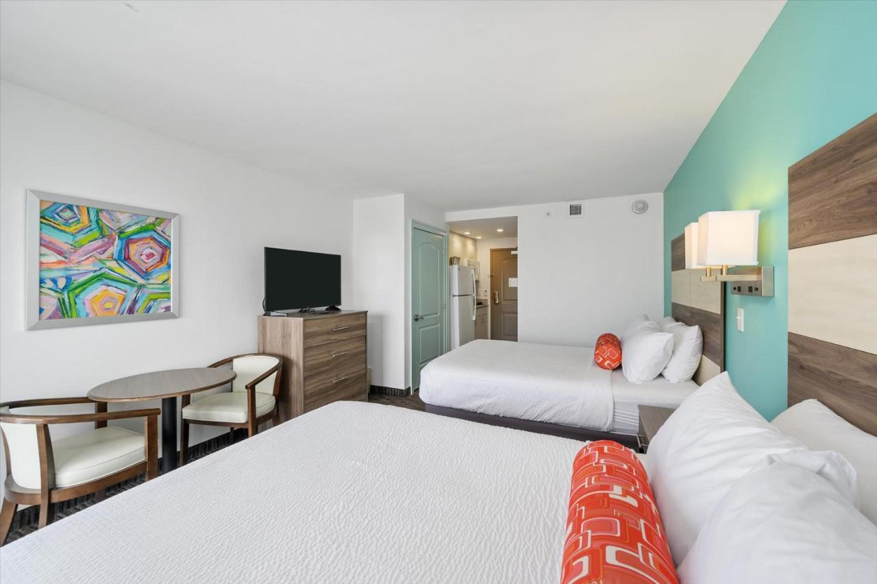City View with Balcony, 2 Queen Beds and Kitchenette at Monte Carlo Boardwalk Oceanfront Ocean City