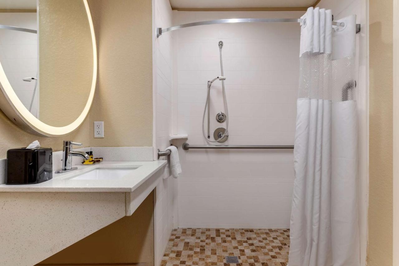 King Suite - Disability Access with Roll-in Shower at Best Western Plus Galveston Suites