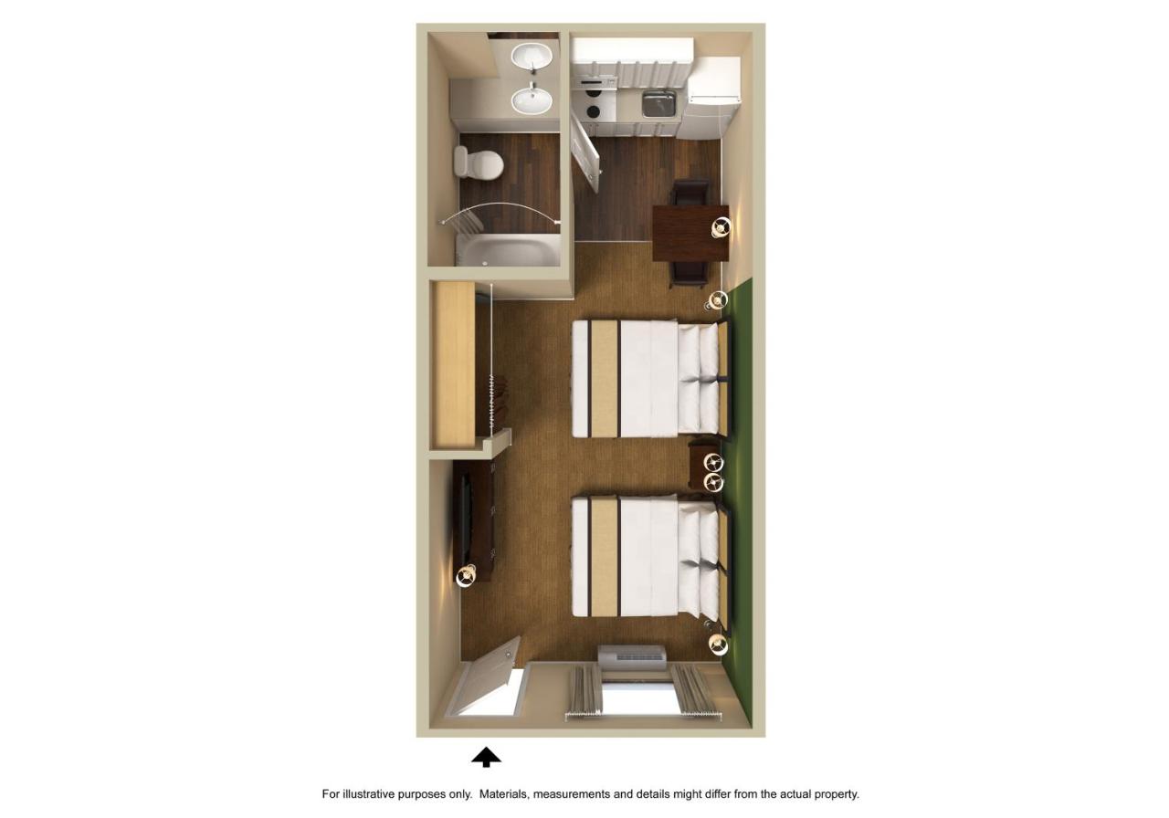 Studio with 2 Double Beds - Non-Smoking at Extended Stay America Select Suites - Washington, DC - Sterling - Dulles