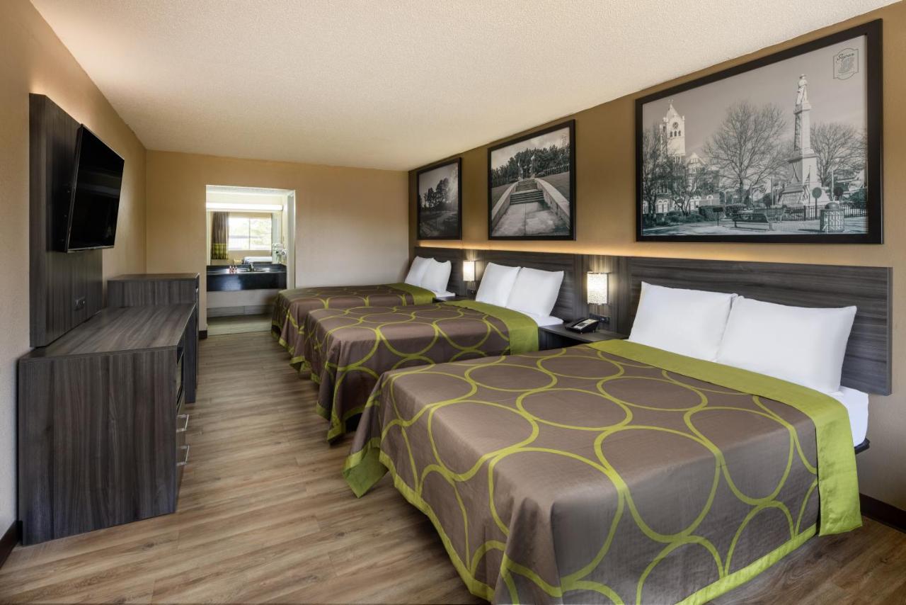 3 Double Beds, Family Room, Non-Smoking at Super 8 by Wyndham McDonough GA