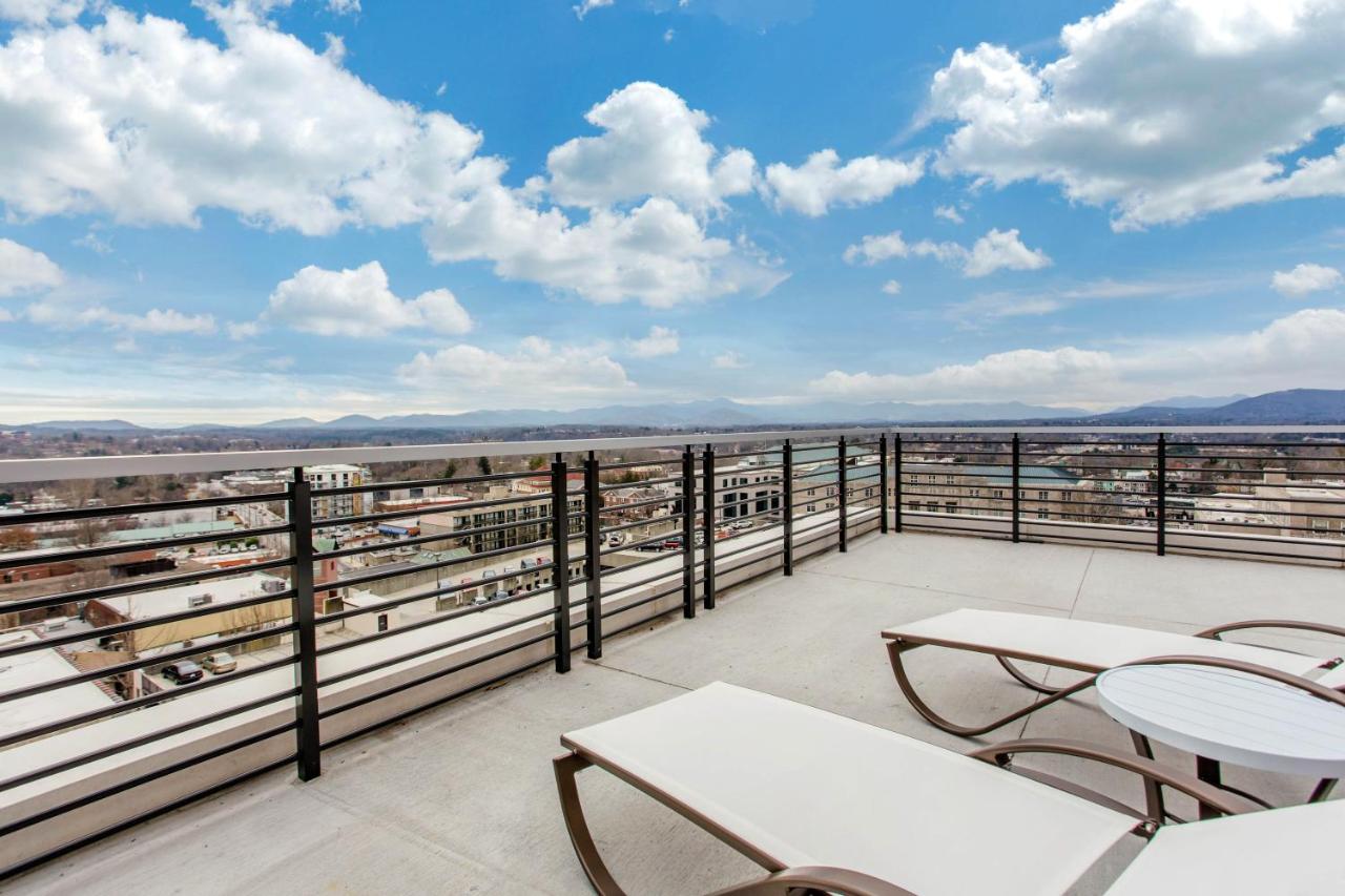 Two-Bedroom Corner King Suite with Private Deck and View at Cambria Hotel Downtown Asheville