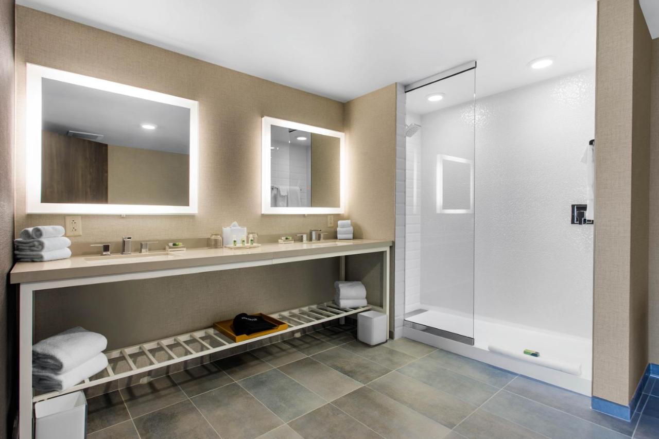 Two-Bedroom Corner King Suite with Private Deck and View at Cambria Hotel Downtown Asheville