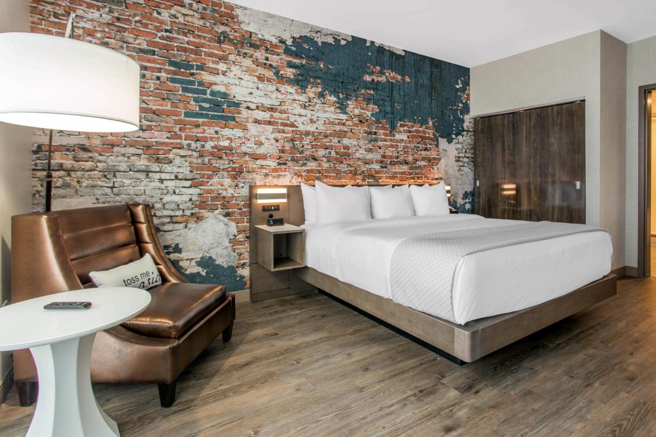 Two-Bedroom Corner King Suite with Private Deck and View at Cambria Hotel Downtown Asheville