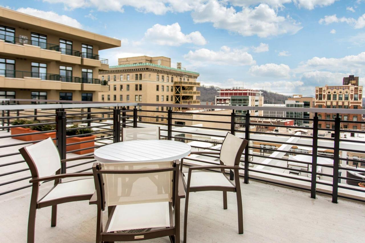 Two-Bedroom Corner King Suite with Private Deck and View at Cambria Hotel Downtown Asheville
