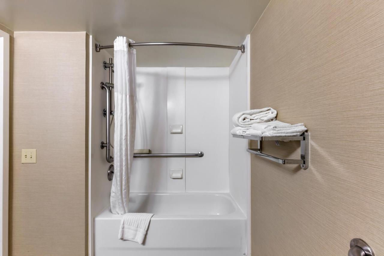 Queen Room with Two Queen Beds and Accessible Tub - Accessible/Non-Smoking at Comfort Inn University Durham - Chapel Hill