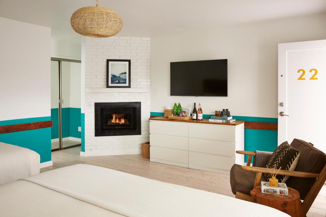 Double Room with Fireplace at Cambria Beach Lodge