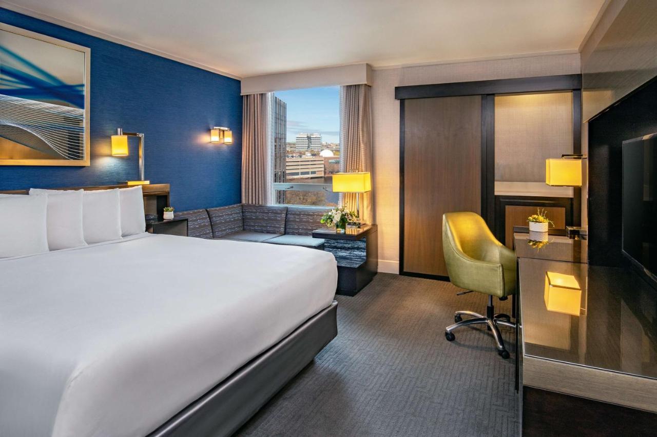 King Room with Partial River View at The Royal Sonesta Boston