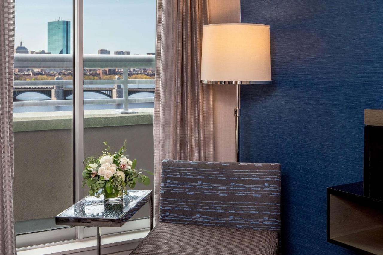 King Room with Balcony and River View at The Royal Sonesta Boston