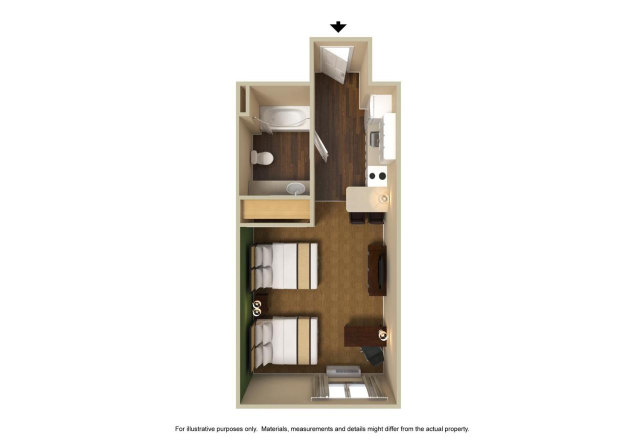 Studio with 2 Queen Beds - Non-Smoking at Extended Stay America Suites Austin Downtown Town Lake