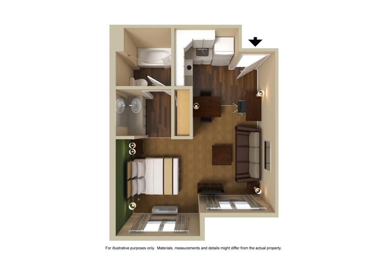 Deluxe Studio with 1 King Bed - Non-Smoking at Extended Stay America Suites Austin Downtown Town Lake