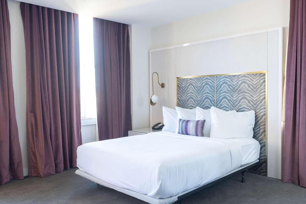 Queen Room with Roll-In Shower - Mobility/Hearing Accessible at The Kelly Birmingham, Tapestry Collection By Hilton