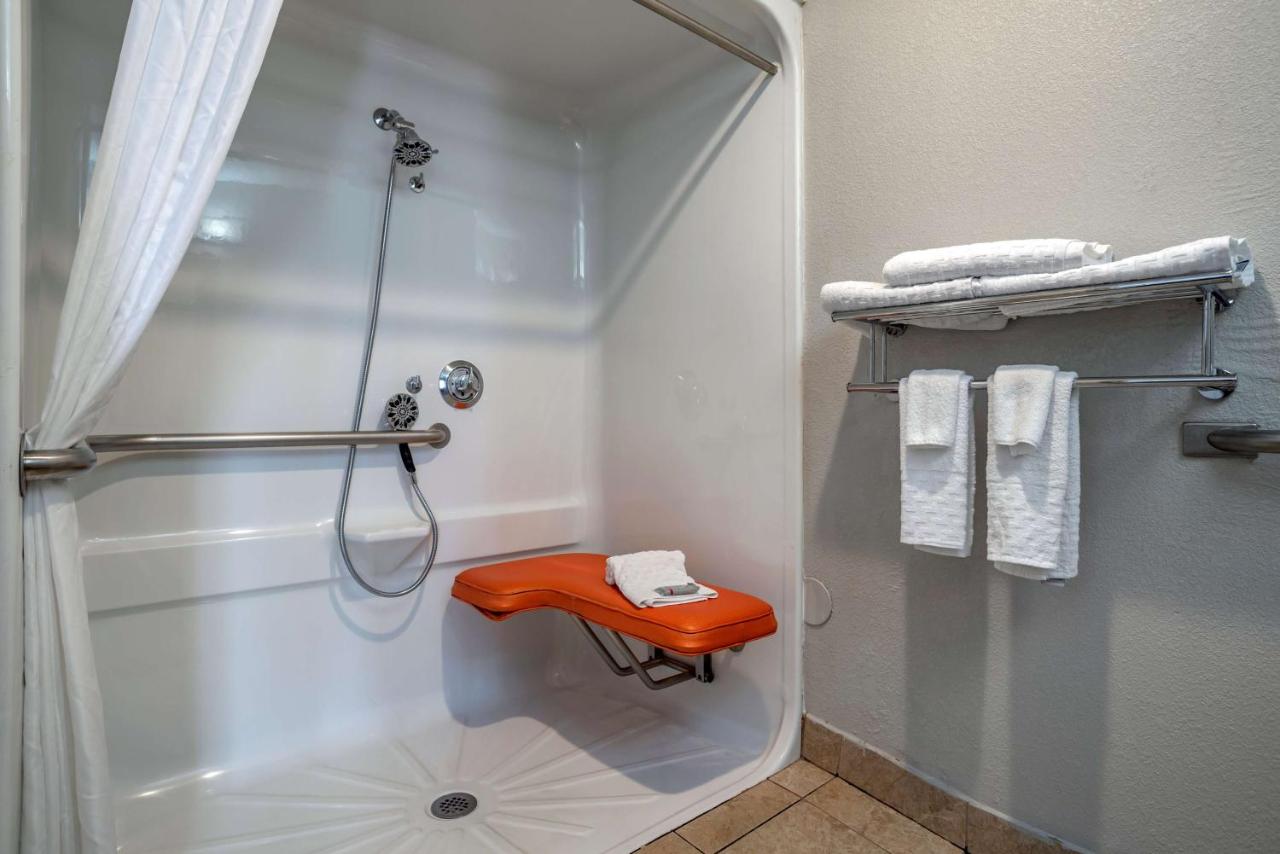 Queen Suite with Mobility Accessible Roll-In Shower at Best Western Carlton Suites