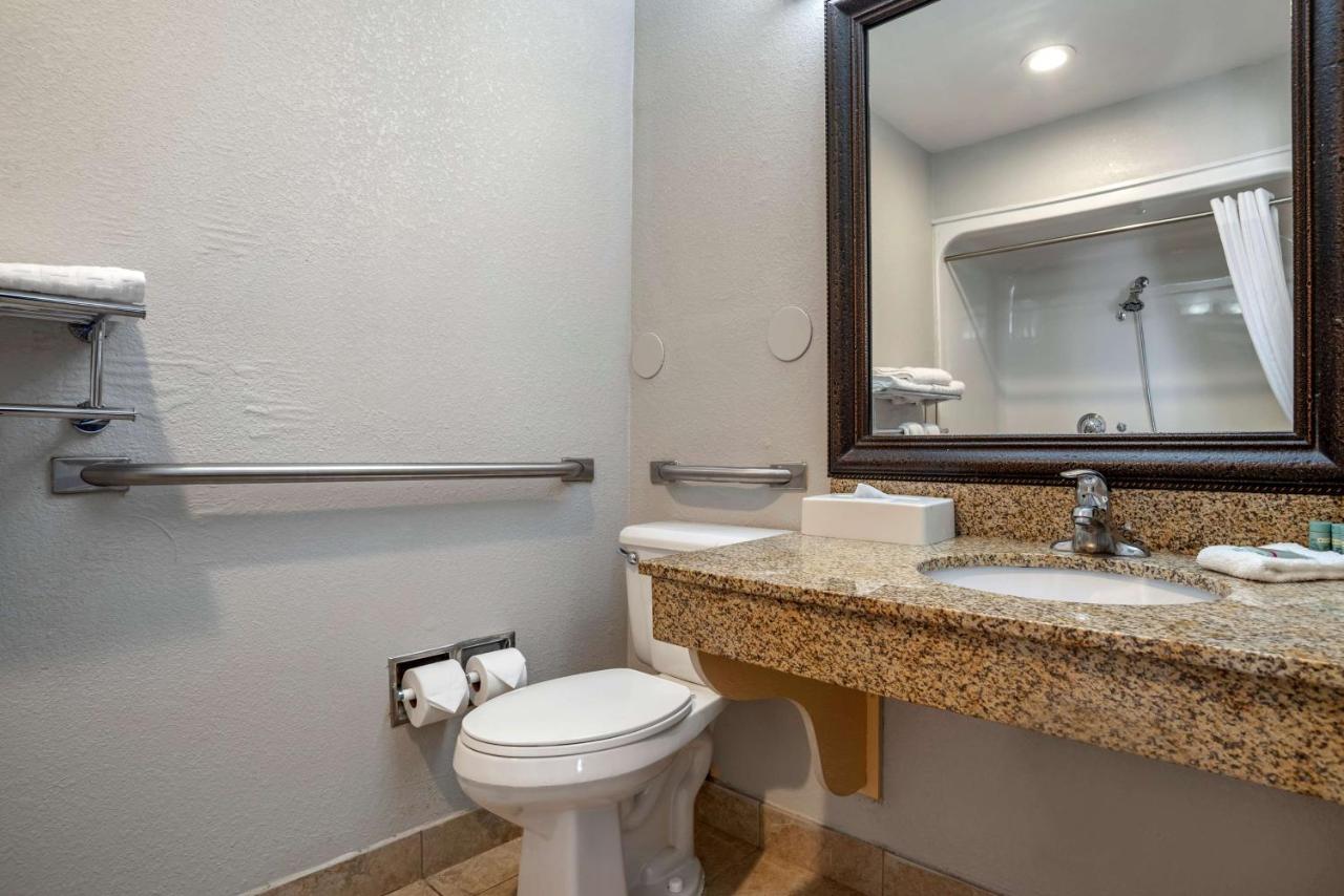 Queen Suite with Mobility Accessible Roll-In Shower at Best Western Carlton Suites