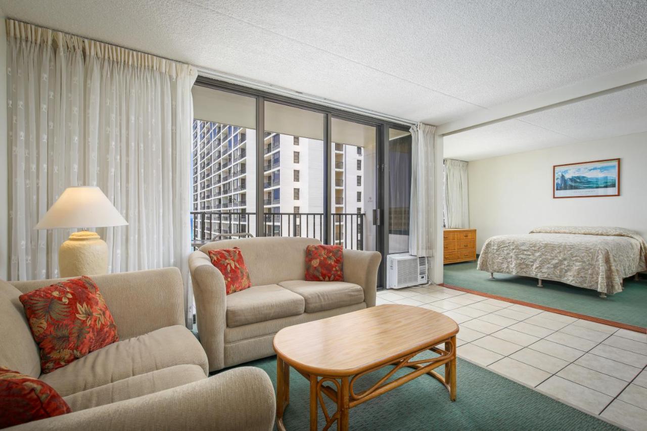 One-Bedroom Suite with City View at Aston at the Waikiki Banyan