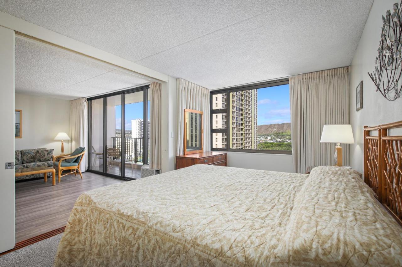 One-Bedroom Suite with City View at Aston at the Waikiki Banyan
