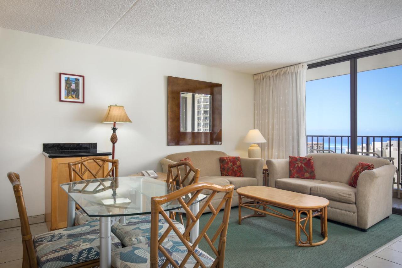 One-Bedroom Suite with City View at Aston at the Waikiki Banyan